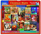 White Mountain Puzzles Christmas Books - 1000 Piece Jigsaw Puzzle