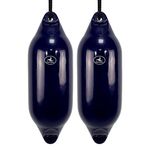 Hurricane Fenders Original Series Boat Fender PM03 53cm x 18cm (21" x 7") - Navy Blue - Pack Of Two