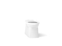 KOHLER 4144-0 TM Corbelle Comfort Height(R) Elongated Toilet Bowl with Skirted Trapway, 1, White
