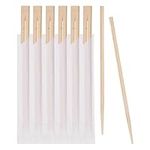 50 Pairs Wooden Chopsticks | Chopstick | Sturdy Smooth Finish Chop Sticks | Individually Wrapped Wooden Chopsticks Disposable