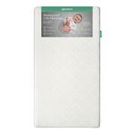 Newton Baby Waterproof Crib Mattress and Toddler Bed - Ultra-Breathable Proven to Reduce Suffocation Risk, Washable Core & Cover, All-Stages, Infant to Toddler, Deluxe 5.5" Thick - White