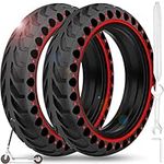 BANGTING 2PCS 8.5 inch Solid Tyres for Electric Scooter, 8 1/2 x2 Scooter Tyre, 50/75-6.1 Tires Compatible with Xiaomi Pro 2 / M365 / M365 Pro / 1S / 3/3 Lite and all 8.5 inch Scooter Tire