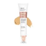 Swiss Beauty Flawless Finish Foundation | Medium Coverage | Lightweight |Oil-Free Formula |Radiant Finish | Shade - Natural Nude, 50gm