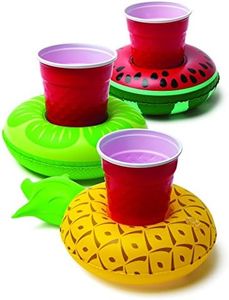 BigMouth Inc - Lot de 3 supports à boisson en forme de Donuts gonflables et flottants