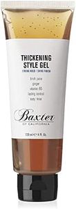 Baxter of California Thickening Style Gel Men - Non-Flaking Formula - All Day Lasting Control - Easy Rinse - Strong Hold Shine Finish Hair Styling Gel - 120 ml