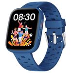 BIGGERFIVE Kids Smart Watch No Phone Needed, 1.8" Amoled Fitness watch Pedometer, Heart Rate, Sleep Tracker, 30m Waterproof, Step Counter, Puzzle Games, 100+ Dials, Gifts for Boys Girls 5-16, Blue