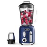 Lifelong Power Blender for Smoothies and Juices 100% Copper Motor- 1000 Watt with 1.5L Glass Jar Mixer Grinder, Fruits & Vegatable, Electric Nutri Blender for Kitchen with 6 Leaf Stainless Steel Blade