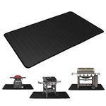 Large Under Grill Mats 48 * 30 Inch for Outdoor Grills&Smoker, Desk and Patio Protector Mats, Oil-Proof, Water-Proof, Fireproof Mat for Charcoal, Smokers, Gas Grills, Fireproof mat for Under fire Pit