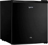 Igenix IG3711BL Table Top Fridge with 47 Litre Capacity, 4 Litre Freezer Compartment, 1 Shelf, Reversible and Lockable Door, Black