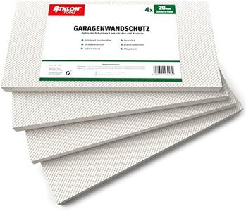 ATHLON TOOLS Lot de 4 autocollantes MaxProtect pour mur, protection des impacts, rembourrage de garage pour des bords de porte