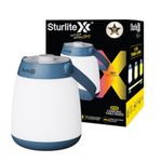 Sturlite Dom 6 Watt LED Lantern| 2000mAh Rechargeable Battery| 3 Level Lighting| 8 Hrs Charging Time| 4 Hrs Long Battery Backup| Type C-Cable with Over-Charge Protection| 360° Turnable Emergency Light