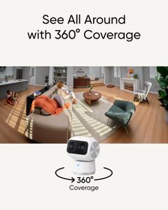 eufy Indoor Cam S350 4K Dual Security Camera – Pan & Tilt, Night Vision