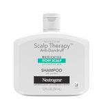 Neutrogena Scalp Therapy Anti-Dandruff Shampoo for Itchy Scalp with Peppermint Fragrance, 12 fl oz