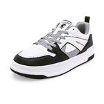 Red Tape Lifestyle Shoes for Men | Comfortable & Durable White/Black, 8 UK