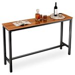 Mr IRONSTONE 53'' Bar Table Pub Dining Height Table Vintage Bistro Table (Indoor USE ONLY)