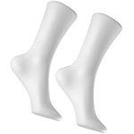 Plastic Foot Model 2pcs Female Feet for Business Plastic Men Foot Mannequin Sock Ankle Bracelet Display Stand Holder