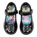 LAMB Girls School Shoes - Frozen Mary Jane Shoes, Black - Durable, Scuff Resistant Patent PU - Children's Footwear Since 1887