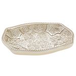 Creative Scents Victoria Soap Dish for Bathroom, Decorative Dry Bar Holder- Durable Resin Design- Best Dishes for Sink/ Bath/ Shower/ Bathtub Décor- Complements Any Space