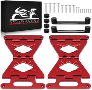 VPZMT Aluminum Saddlebag Lid Stoppers Supports, Anti Over Rotation Stoppers for Harley Touring Street glide, Road glide, Electra glide, Road king, Ultra limited 2014-2025 (Replaces# Flimsy OEM Straps)