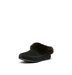 SOREL Women's Go - Coffee Run Slipper - Black, Sea Salt - Size 8