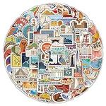 100Pcs World Travel Stickers Pack, 