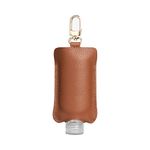 The Messy Corner Hand Sanitizer Leather Cover - Tan