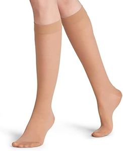 FALKE Women's Energize 30 DEN W KH Sheer With Compression 1 Pair Knee-High Socks, Skin colour (Cocoon 4059), 4-5