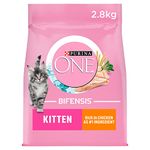 PURINA ONE Kitten Rich in Chicken Dry Cat Food 2.8kg , Pack of 4