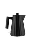 Alessi Plissé MDL06/1BUK - Electric Kettle in Thermoplastic Resin, English Plug 2400W, 100 cl, Black