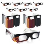 TOILOVO Solar Eclipse Glasses Approved 2024 - CE and ISO Certified Safe Shades for Direct Sun Viewing (50 Pack)