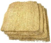 Grass Air Cooler Cooling Pads, Wood Wool for air Coolers (18" x 24", Brown) - Set of 3, Suitable For Mini Cooler, Kenstar Symphony Bajaj Desert Coolers