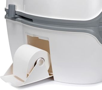 Thetford Porta Potti 565E Electric Portable Toilet, White-Grey