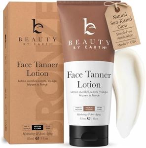 USA Made with Natural & Organic Ingredients Face Tanner - Face Self Tanning Lotion, Non Toxic Self Tanner for Face, Gradual Tan Lotion, Sunless Moisturizer for Fake Tan for Women & Men