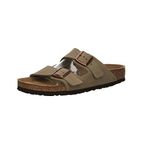 BIRKENSTOCK Arizona Unisex Adult Sandals, Taupe, 39 EU Narrow, taupe, 6 UK