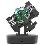 FEICHONGHO Watch Winder for Automatic Watches,Support Single Watch and Double Watch Spinner,Self Winding Watch Turner,Rotating Watch Device