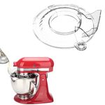 Pouring Shield for KitchenAid Tilt Head 4.5-5QT Stainless Steel (Only),Safety Pouring Shield,Splatter Guard for kitchenaid mixer bowl,Kitchen Aid Stand Mixers,kitchen aid Accessories and Attachments