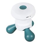 3 Knob Vibrating Portable electronic Massage Tool, Battery Powered for Full body, Green