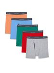 Boys 5 PK Assorted Coolzone Cotton Boxer Briefs