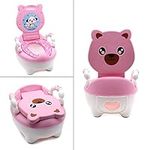 XKH- Pink Bear Baby Kids Portable P