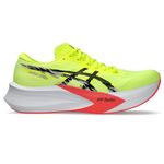 ASICS Men's Magic Speed 4 Running Shoes, 11, Safety Yellow/Black