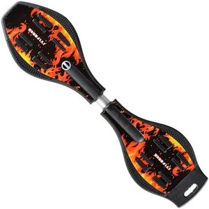 XUDREZ Caster Board Skateboard, Compact and Lightweight Caster Board Deluxe Junior Caster Board in Amazing 8 Color with Illuminating Wheels and 360 Degree Casters for More Excitement and Fun (D)