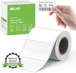 NELKO Genuine Thermal Labels Compatible with Nelko P110 Label Maker, 1.97'' x 1.18''(50 x 30mm), Multi-Purpose Label Tape Self-Adhesive Thermal Paper, White, 230 Labels/1Roll