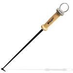 Walden Stoker Poker - Blow Through Fire Poker, Long 33" - Campfire Tools and Accessories Firepoker for Fire Pit - Blow Poke