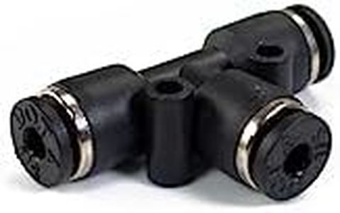 1/8" Push-to-Connect Union Tee Air Line Fitting - Accepts 1/8" Air Line