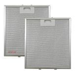 Aluminium Filters for Extractor Fan Kit, Pack of 2 267 x 305 x 9 mm - Adaptability: "Elica".