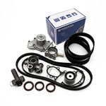 Timing Belt Water Pump Kit fits for 1995 1996 1997 1998 1999 2000 2001 2002 2003 2004 Toyota Tacoma, 2000-2004 Toyota Tundra, 1996-2002 Toyota 4Runner, 1995-1998 Toyota T100 3.4L V6 GAS DOHC