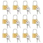 12 Pack Small Locks with Keys for L
