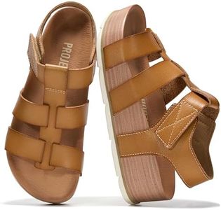 Project Cloud Platform Sandals Women - Comfortable Memory Foam Insole Ladies Wedges - Non Slip & Lightweight Strap Wedge Sandals for Women 2025 (PHASED,SAND, 7)