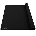 Sapid Extra Large Silicone Sheet for Crafts, Extra Thick Silicone Jewelry Casting Mats, Nonstick Nonslip Silicon Mat for Epoxy Resin, Art Painting, Heat- Resistance Counter Mat (20"×27.9", Black)