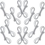 12 Pieces Double Ended Bolt Snaps Hook Zinc Alloy Double Trigger Clips Home Pet Accessory for Linking Dog Leash Collar Leash Key Chain Horse Tack Pet Sling Feed Buckets (4.7 Inch)